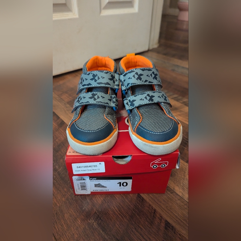 [NWT] See Kai Run | Dean Adapt, gray orange, size 10